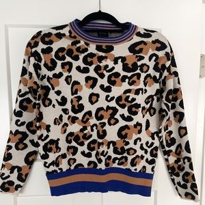 Leopard print sweater
